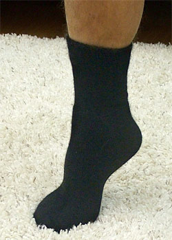 Зимние носки из ангоры тонкие